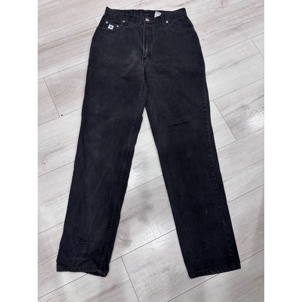 Vintage Rockies Slim Fit Black Jeans High Waisted Western Denim  Size 30/11